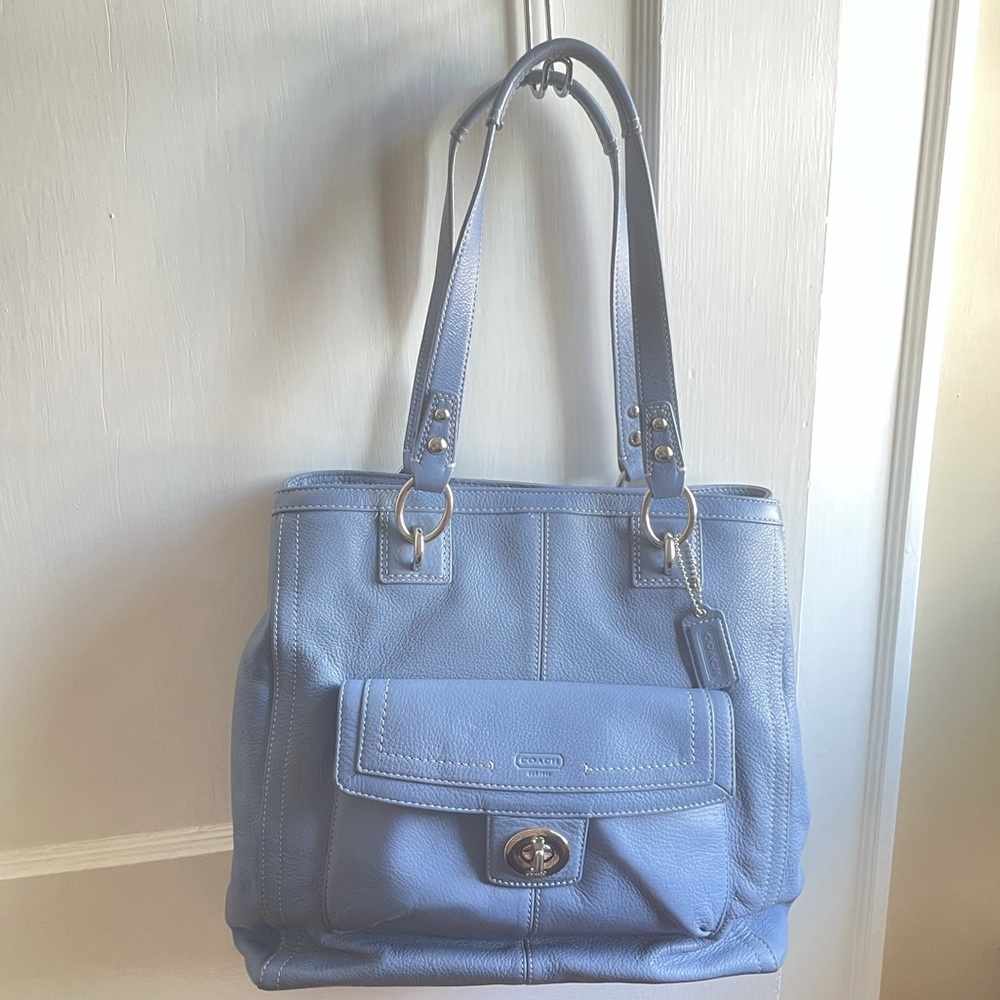 [Coach] Blue Leather Purse